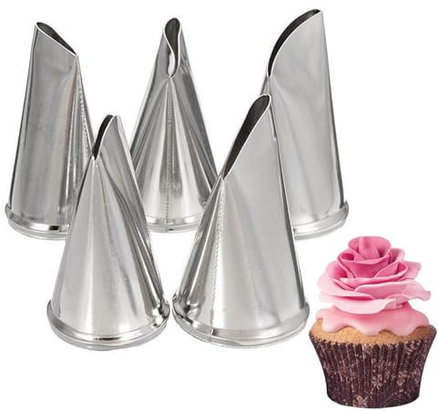 Punte per tubazioni - Set di ugelli per glassa, kit di punte per sac à poche | Ugelli per tubazioni in acciaio inossidabile 304, punte professionali per decorare torte, forniture per decorare torte pe