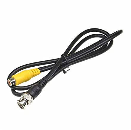 QSBVSO 1M BNC mâle à RCA mâle Jack connecteur de câble Coaxial Adaptateur vidéo for système de caméra CCTV Accessoires de caméra(Female RCA to BNC)