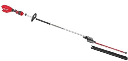 Milwaukee M18FHETE27-0 18V M18 Fuel Cordless Brushless Pole Articulating Hedge Trimmer 267cm Bare Unit, red