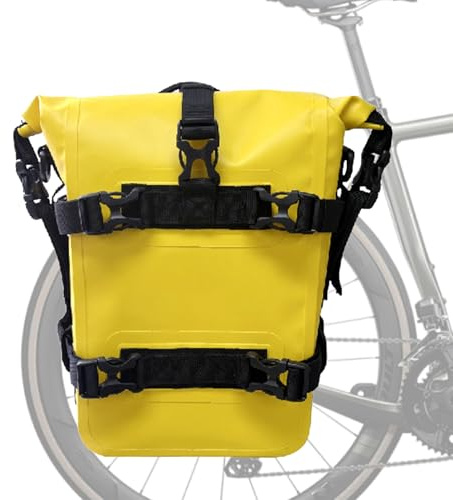 Sac de coffre de vélo – Sac de vélo électrique étanche – Multifonctionnel grande capacité Accessoires de cyclisme en plein air Anti-rayures Rack Pannier pour le rangement de vêtements d'équitation