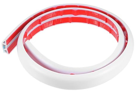 Passe Cable Sol,Cache Cable Sol 1 m de gaine de câble de sol en PVC, protection de câble auto-adhésive anti-extrusion, gaine de câble d'alimentation, cache-câble, organisateur de fil(White)