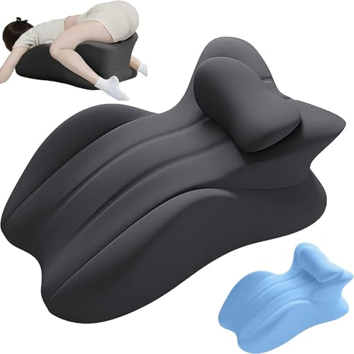ZeawIEsvbyt Love Pillow for Couples Intimacy, Low-Profile Butt Cushion with Discreet Design for Bedroom Privacy, Comfortable Support for Sitting or Lying (SP.E)