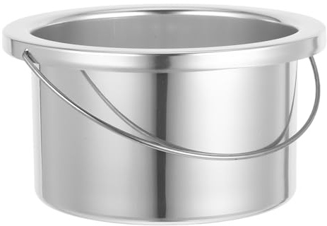 FRCOLOR Wax Melting Pot Aluminum Inner Pot for Wax Warmer Heater Replacement Container for Hair Removal Home Salon Use