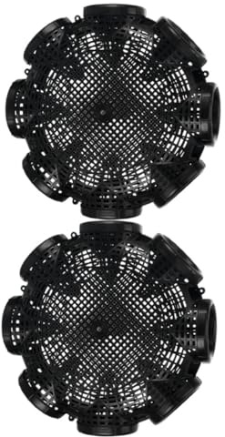 BESPORTBLE 2pièces Piège De Nasse à Cage Polyvalente pour Anguilles Écrevisses Et Crevettes Robuste Et PP pour Petits Poissons Et Homards