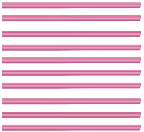 10Pcs 30.5x0.8cm Clear Binding Bars Slide Grip, A4 Plastic Spine Bars, Red Slide Binders for Home School Office Document Supplies