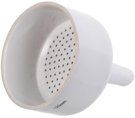 GALPADA Embudo Buchner de Porcelana para Laboratorio 120 Ml Filtro Cerámico Resistente a Alta Temperatura y Corrosión Embudo Químico Reutilizable para Filtración de Alimentos Aceite y