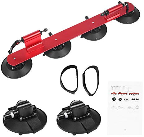 YUANKEECE Porte-vélos pour Voiture, Alliage d'aluminium, capacité de 2 vélos, Charge de 20 kg, Support à Ventouse, pour vélos de Montagne et de Route