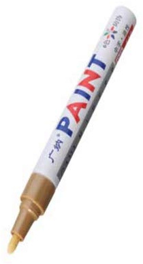 Alamor 12St Farbe Farbig Reifen Permanent Malen Pen Reifen Metall Outdoors Markierer Trendy - Gold