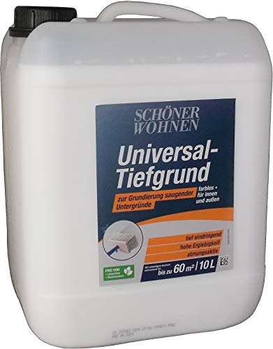 SchönerWohnen Universal Tiefgrund Farblos Innen und Aussen (10 Liter)