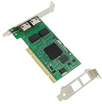 Schede di interfaccia di rete, PCB Scheda Gigabit Ethernet Doppio filtro PCI 2 Porte Gigabit Scheda di rete per Intel 82546 10/100/1000 Mbps per Win7 Win8 Win10
