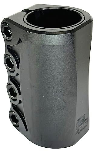 Fantic26 Secure Stunt-Scooter SCS Bar I Lenker I Klemme I Clamp I 32/35 I Kinder I Trick I Tret I Roller I Schelle I Lenkerhalterung (Schwarz)
