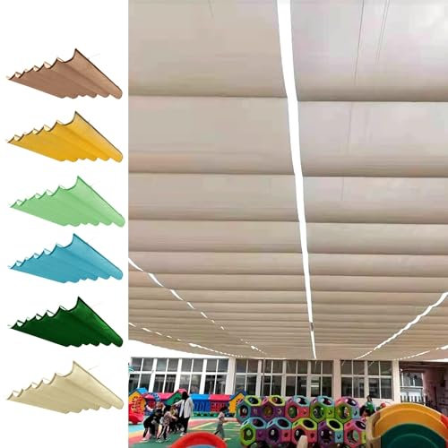 Sonnensegel Einziehbares Wellen-Sonnensegel-Set, 1,5 M X 2 M, 2 M X 2 M, U-förmiges Verschiebbares Sonnenschutzdach, Wasserdichte Pergola-Veranda-Sonnenschutzrollos für Den Außenbereich ( Color : W x