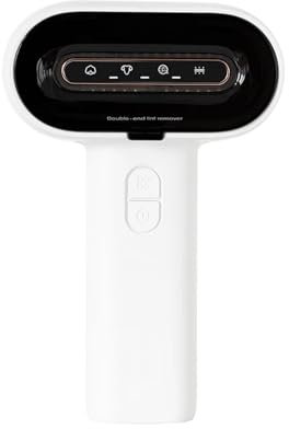 Fabric Shaver Electric Double Head Lint Remover for Clothing USB Clothes Fuzz Pellet 3-Speed Adjustment Charge Fabric Shaver Removes Fabric Shaver and Lint Remover(A)