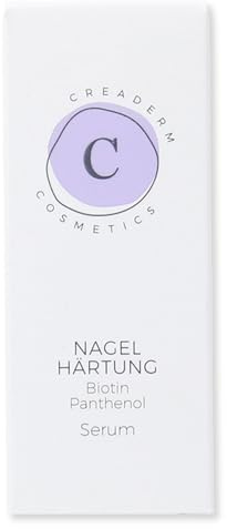 Creaderm Nagelhärter Serum zur Stärkung der Nägel, Rillenfüller, für brüchige Nägel, Nail Hardener, spendet Feuchtigkeit, Stabilität und Flexibilität, mit D-Panthenol, Biotin und Phytantriol, 12 ml