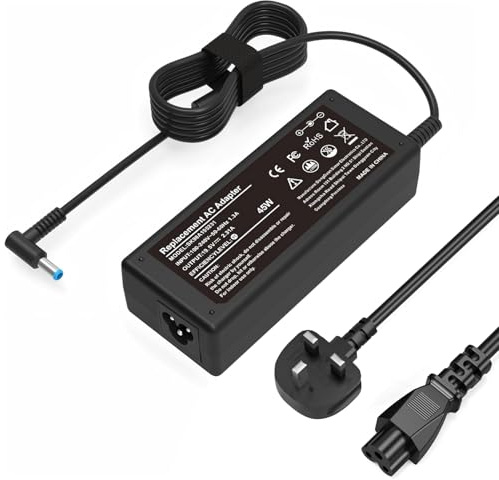 SKOTSLYE Compatible with Hp Laptop Charger, 19.5V 2.31A Power Adapter For HP Stream 11 13 14, Elitebook Folio, Envy, Spectre Ultrabook, Probook, Chromebook 11 14, Pavilion 11 13 15 (4.5mm x 3mm)