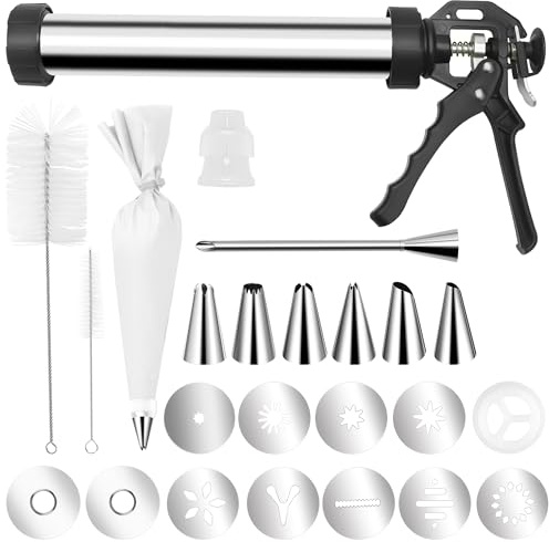 Windspeed Churro Maker Kit, Churro Maker Machine for Home Basking | with Piping Bag/ 7P Nozzle/ Converter/ 2 Brushes/ 11 Flower Pieces