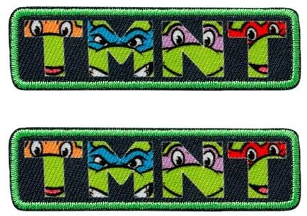 Mono-Quick 1825x TMNT© Team-applikation, strykbild, lapp, olika Motiver, Teenage Mutant Ninja Turtles (18259 – TMNT logotypset)