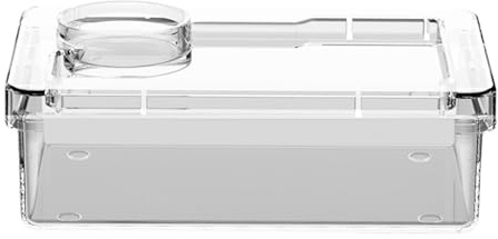Reptile Food Dish, Anti-Escape Hermit Crab Food Bowl, Shallow Non-Tip Design, 4.92x3.35x1.77 Inches, Ideal for Habitat Tank, Enclosure, Chameleon, Gecko, Lizard, Spider