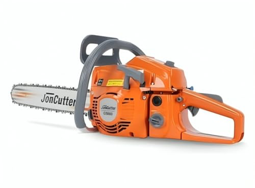 JonCutter Sega a catena a benzina G5800, 58 cc, motosega a 2 tempi, per legna da ardere e lavori di cascata, potente e robusto