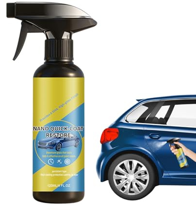 Nano rivestimento spray, agente lucidante brillantezza da 120 ml, spray multifunzionale per ripristino auto, camion SUV moto parabrezza esterno vernice vetro pneumatici, applicazione rapida, prot