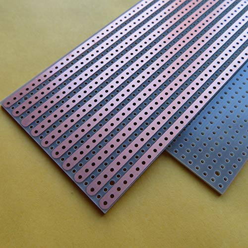 5Stk 100X50mm 10x5cm Streifenraster Veroboard Stripboard Fibreglass FR4 Prototype Paper PCB Platine Leiterplatte Experiment Matrix Circuit Board