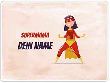 PhotoFancy® - Tischset mit Namen personalisiert - Personalisierbares Tischset Bedrucken (Supermama)
