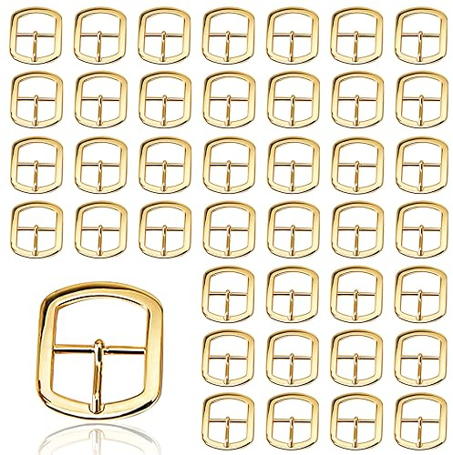 aghoer 40 Stück Metall Rollschnallen, Gürtelschnallen für Gurt Band Geldbörse DIY Zubehör, Hardware Schuh Dornschließe, 12mm-Silber