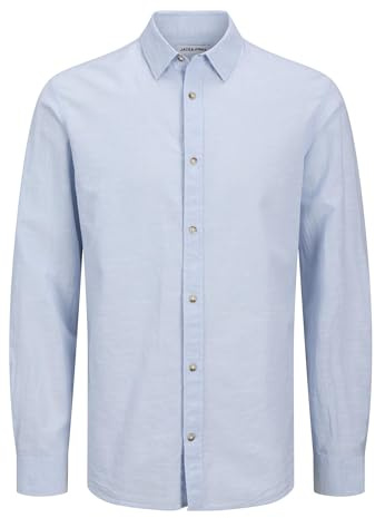 JJESUMMER skjorta LS SN, Chambray Blue, M