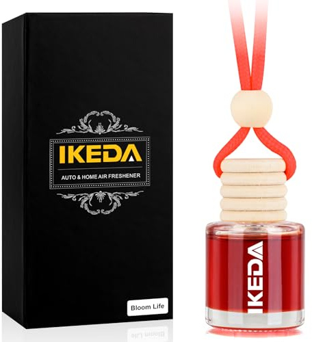 Ikeda Autoduft,Duftbaum Auto Innenraum,HäNgender Auto-Lufterfrischer,Geschenke FüR Frauen MäNner,HäNgender Lufterfrischer FüR Auto & Zuhause, Blühendes Leben-new, 10 ml / 1 Stück