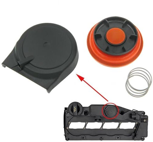 Jodriva PCV-Zylinderkopfventildeckelkappe 03L103469L, for Audi, A3 TT for Seat, Altea XL Leon II Toledo III, for VW, for Käfer, Cabrio 03L103469K PCV-Ventildeckeldichtung