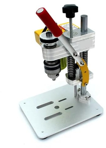 Mini trapano a colonna, trapano a colonna da banco Mini Trapano A Colonna Trapano Da Tavolo Di Precisione Trapano Da Banco Portatile CNC 795 Motore B10 Mandrino Strumento Di Artigianato In Legno Di Me