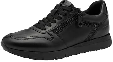 TAMARIS Comfort låga sneakers, dam, svart, 40 EU, svart, 40 EU