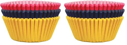 PME BC739 Lote de 60 moldes de Papel para Magdalenas, Color Azul, Multicolor, Estándar (Paquete de 2)