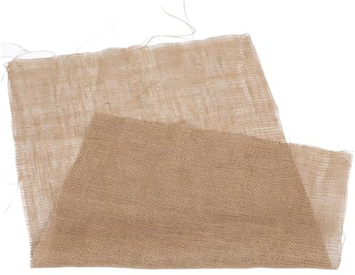 Abaodam Requisite Verstellbar Neugeborenen Fotografie Natürliche Jutedecke Handgefertigt Atmungsaktiv und Wickeltuch und Körbchenunterlage für Babys