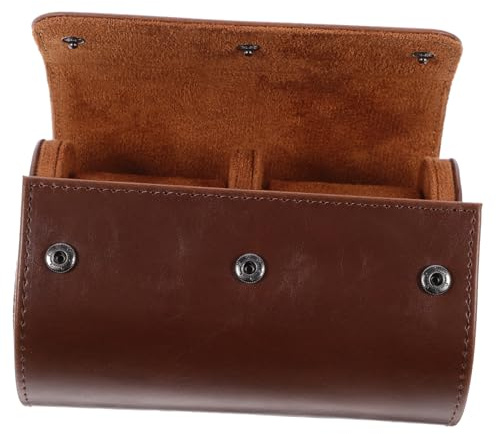CALLARON scatola porta orologi cofanetto portagioie portagioe custodia orologi casse per orologi Titolare custodie per orologi da viaggio per uomo viaggio della cassa dell'orologio pu Black