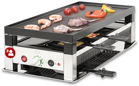 Solis 5in1 Tischgrill mit 1400 W, Elektrischer Grill für 8 Personen