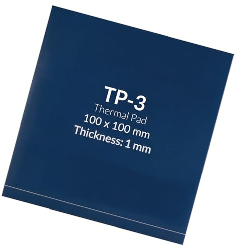 Laikoutd Thermo-Pad, 120 x 20 mm, gute Wärmeleiter, Vibrationsdämpfung und elektrisch isolierendes Pad für verschiedene Anwendungen