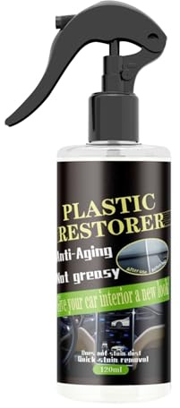 DAWCBVJQ Detergente per Cruscotto Automobilistico | 120ml Forniture per Detailing Automobilistico a Lunga Durata,Eliminatore di per Interni Auto,per Paraurti Rivestimenti Camion Tappeti Pelle