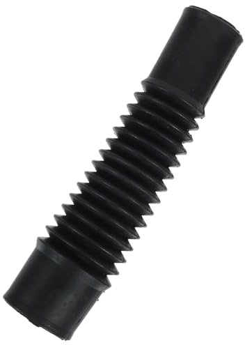 Kisangel Manguera de Lavadora de Goma Negra para Desagüe Manguera Flexible para Lavadora Semiautomática Diámetro Amplio para Drenaje y Uso Sistemas de Condensación