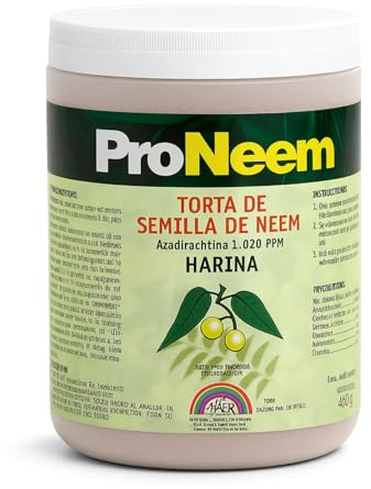 Weedness Neem Mehl für Schädlingsbekämpfung 450 g – Insektenspray Schädlingsbekämpfung Garten Pflanzen Anbau Indoor Outdoor