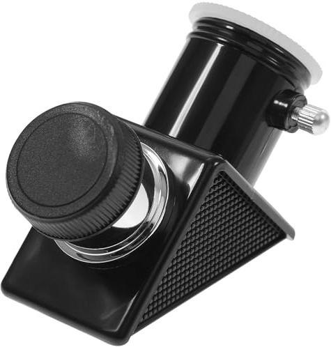Espejo 0.965 Pulgadas de 90 Grados Diagonal para Telescopio | Prisma de Imagen , para Oculares de 0.965 Pulgadas, Montaje Tornillo, Acabado Negro Estilo Aleatorio