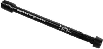 DEARMAMY Perno Passante per Bici ASSE M12x1.5 160-172 Mm, Adattatore Mozzi per Trainer Indoor, Supporto per Mountain Bike e Bici da Strada, Installazione Semplice e Durata Elevata