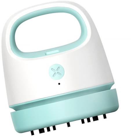 Cabilock Mini Aspirateur de Table Rechargeable USB, Dépoussiéreur Léger en Abs pour Bureau et Maison, Facile à Transporter, pour Aspirer Poussière et Poils