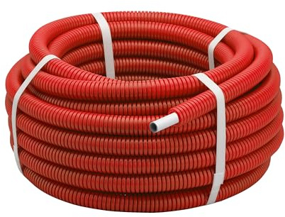 Couronne Tube Multicouche gainé Rouge diamètre 16 millimètres - Longueur 25 mètres - Norme NF 545 pour réseau d'eau potable et chauffage NOYON & THIEBAULT