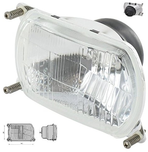 Cermag Frontscheinwerfer SX Traktor CNH Serie TD-TD/D Ref.to 5089988 (White, Halogen, Kunststoff, COBO, 7438629921100, 15917335031, 81336031)