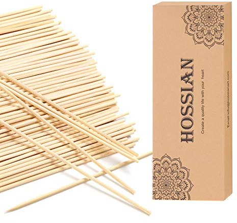 HOSSIAN Pièces Bâtons de Diffuseur de Roseaux, Diffuseur Parfum Bâtons, Bâtons de Rechange pour Diffuseur d'Arôme d'Huile Essentielle pour la Maison(9''23cm)