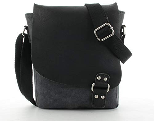 JSI Überschlagtasche Unisex Schwarz