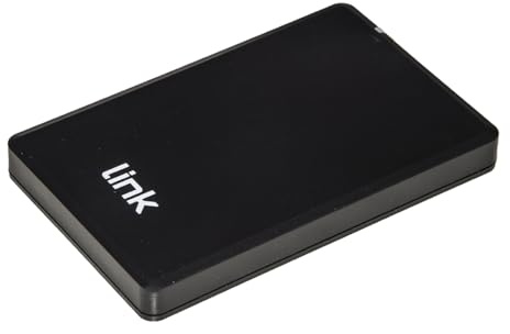 LINK LKLOD253 - Box Esterno USB 3.0 per HDD SATA 2,5 – Compatibile con Dischi fino a 9,5 mm di Spessore