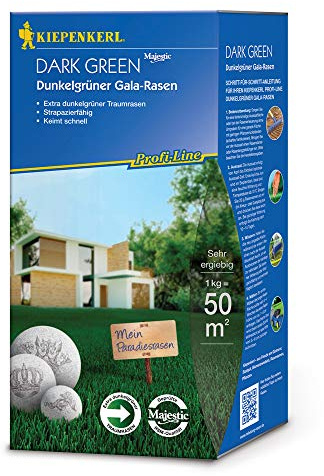 Kiepenkerl 664609 Profi-Line Dark Green Gala-Rasen 1 kg (Rasensamen)