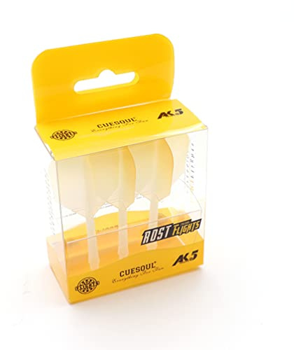 CUESOUL Integrierte Dartwelle und Flüge Große Flügelform, abgestufte Farbe, 3er-Set